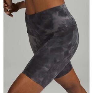 Lululemon Align High-Rise Short 8” Diamond Dye Grey Size 8 EUC